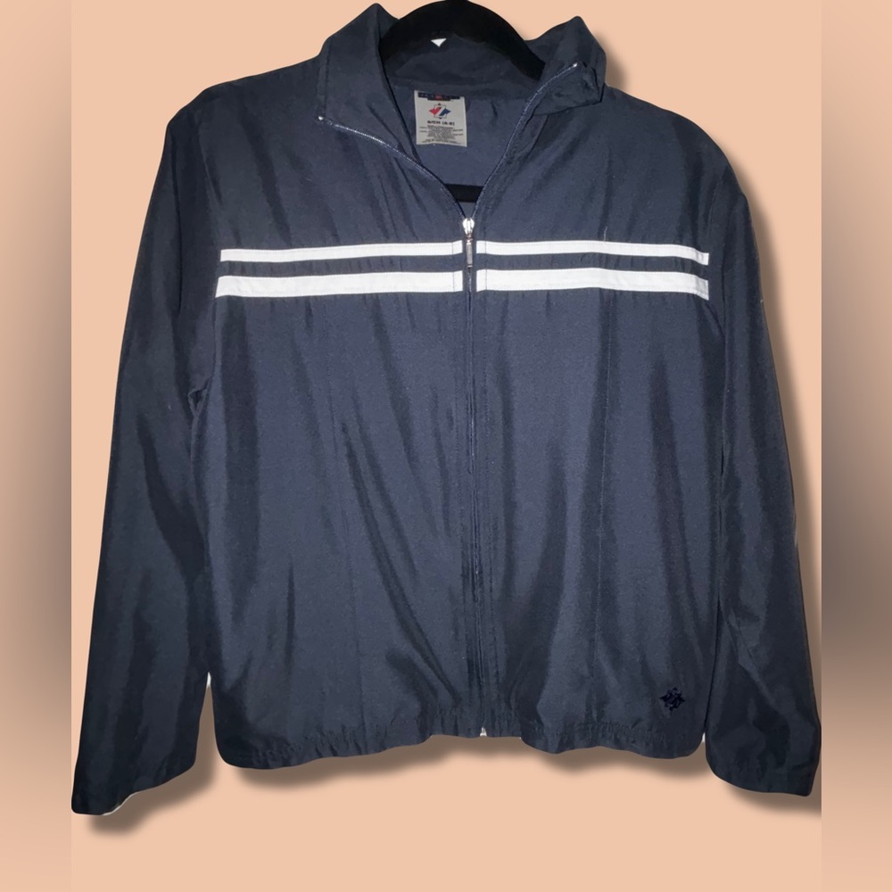 Vintage Jerzee’s Brand Unisex Windbreaker Track Jacket | Size Small